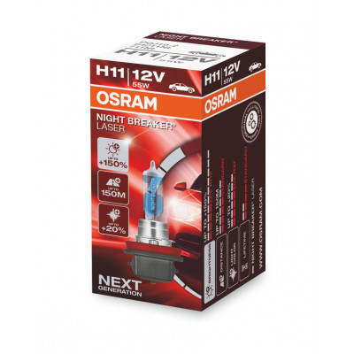 Λάμπα αυτοκινήτου OSRAM Night Breaker Laser H11